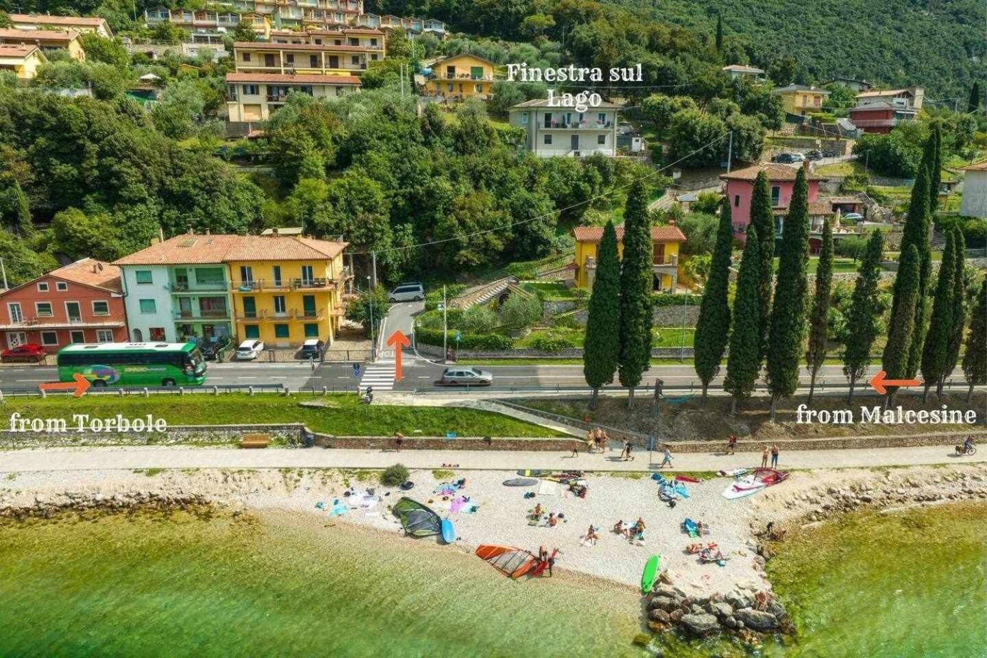 Finestra Sul Lago Malcesine Apt Riva Luaran gambar